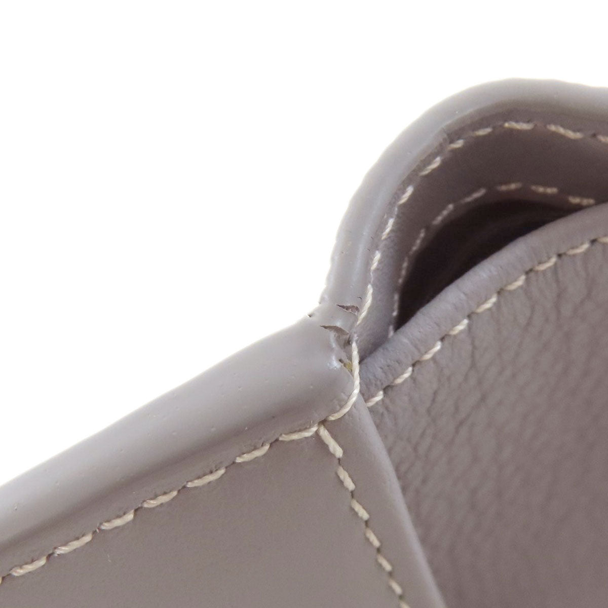 CHRISTIAN DIOR logo Bifold Wallet with Coin Pocket Leather Ladies [Used]