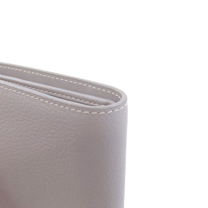 CHRISTIAN DIOR logo Bifold Wallet with Coin Pocket Leather Ladies [Used]