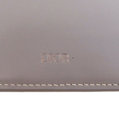 CHRISTIAN DIOR logo Bifold Wallet with Coin Pocket Leather Ladies [Used]