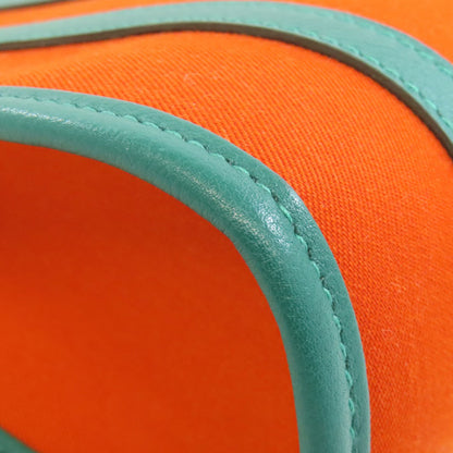 HERMES Petite Ash Belle Tote Bag Canvas CalfLadies [Used]