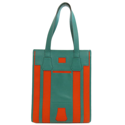 HERMES Petite Ash Belle Tote Bag Canvas CalfLadies [Used]