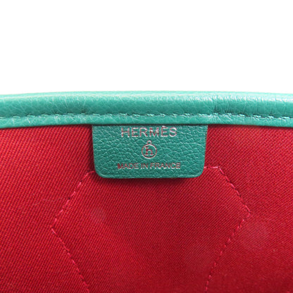 HERMES Petite Ash Belle Tote Bag Canvas CalfLadies [Used]