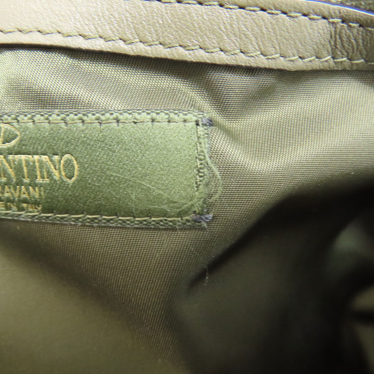 VALENTINO Camouflage pattern Star motif Shoulder Bag Nylon Ladies [Used]