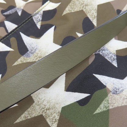 VALENTINO Camouflage pattern Star motif Shoulder Bag Nylon Ladies [Used]