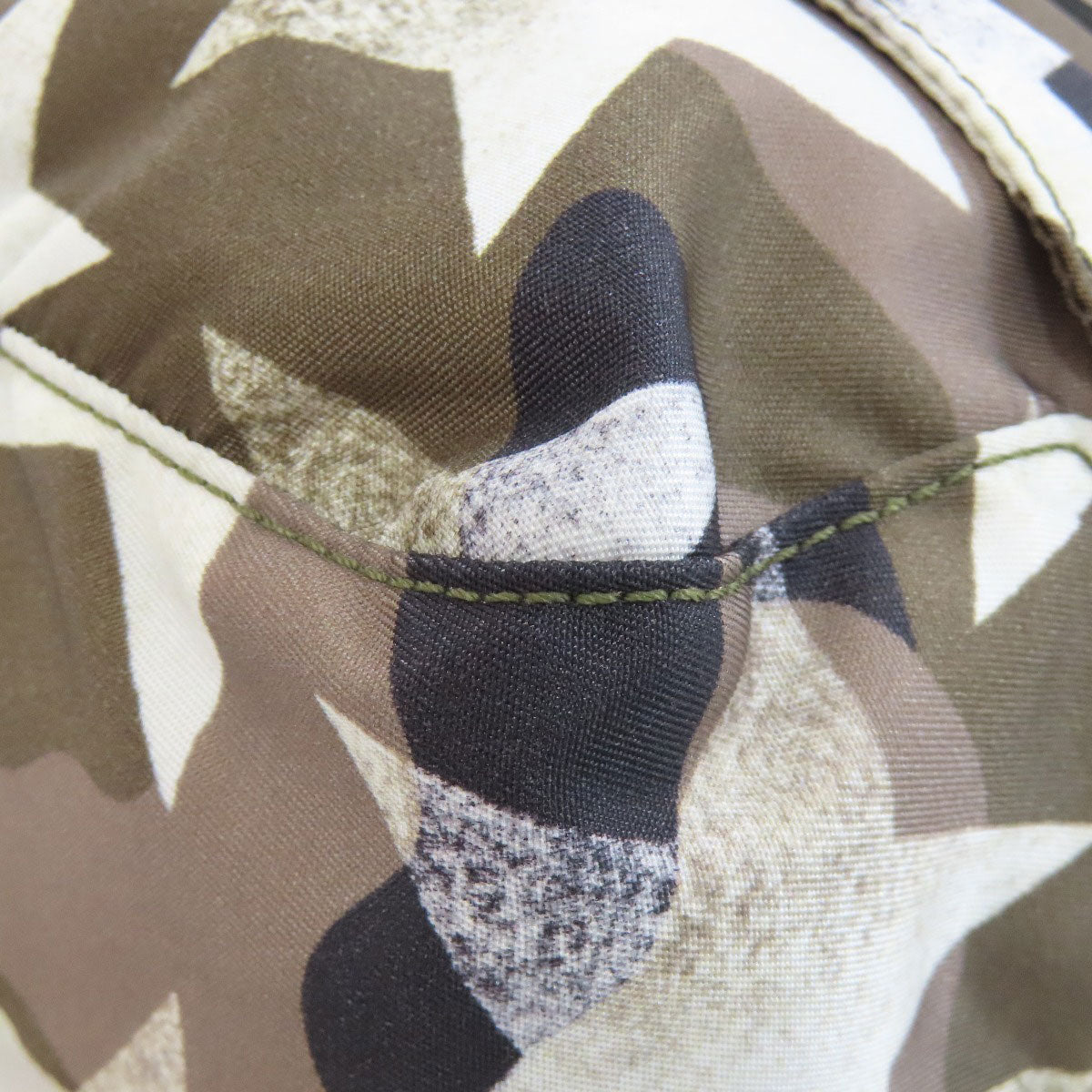 VALENTINO Camouflage pattern Star motif Shoulder Bag Nylon Ladies [Used]