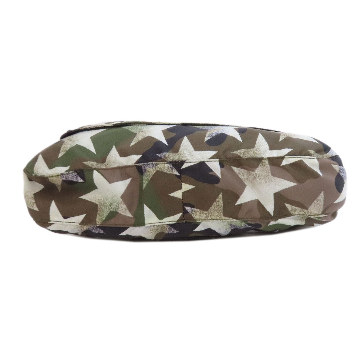 VALENTINO Camouflage pattern Star motif Shoulder Bag Nylon Ladies [Used]