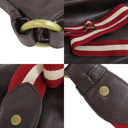 BALLY Simple design Shoulder Bag Leather Ladies [Used]