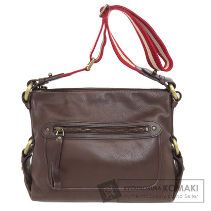 BALLY Simple design Shoulder Bag Leather Ladies [Used]