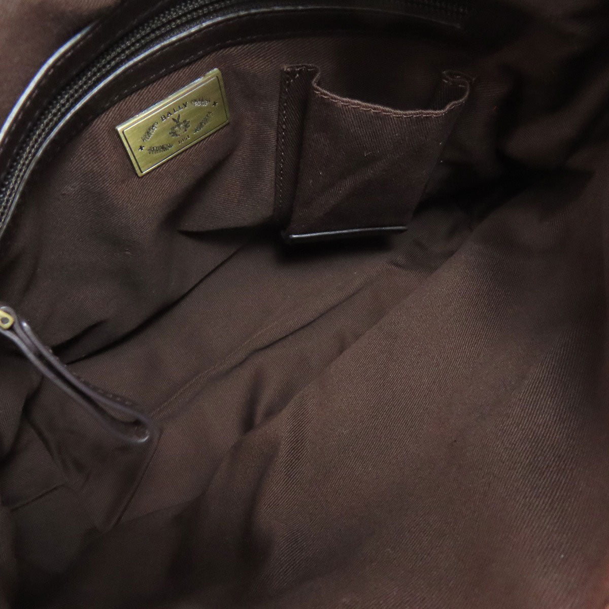 BALLY Simple design Shoulder Bag Leather Ladies [Used]