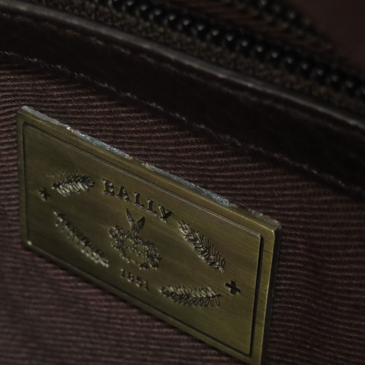 BALLY Simple design Shoulder Bag Leather Ladies [Used]