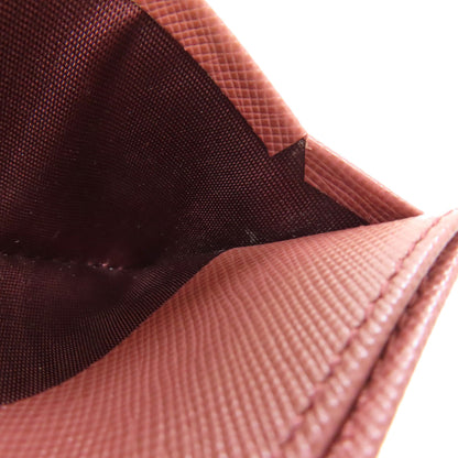 PRADA logo Card Case Safiano Ladies [Used]