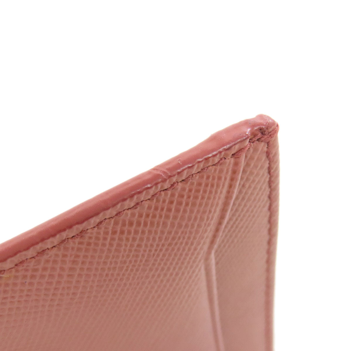 PRADA logo Card Case Safiano Ladies [Used]