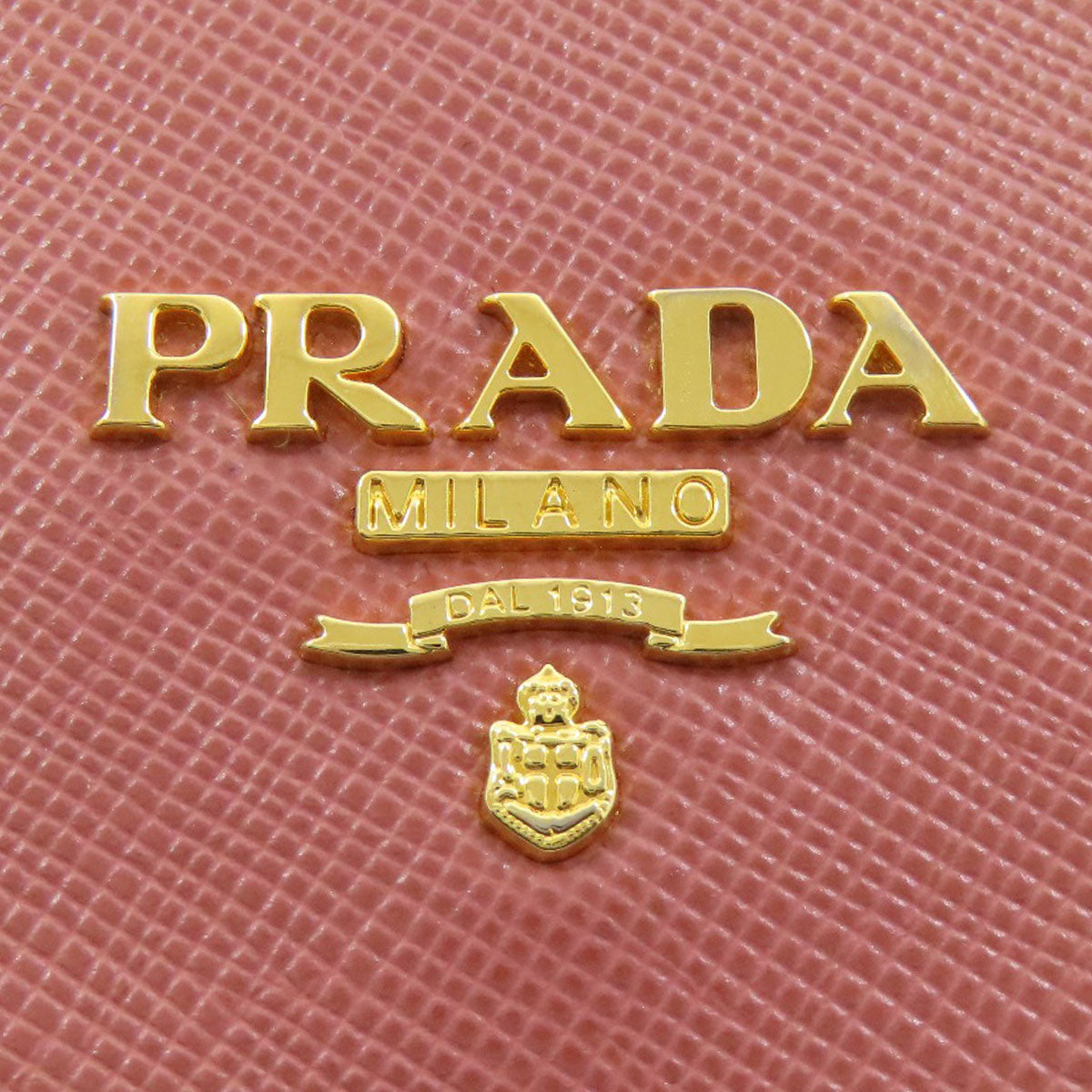 PRADA logo Card Case Safiano Ladies [Used]