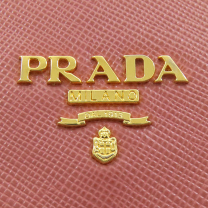 PRADA logo Card Case Safiano Ladies [Used]