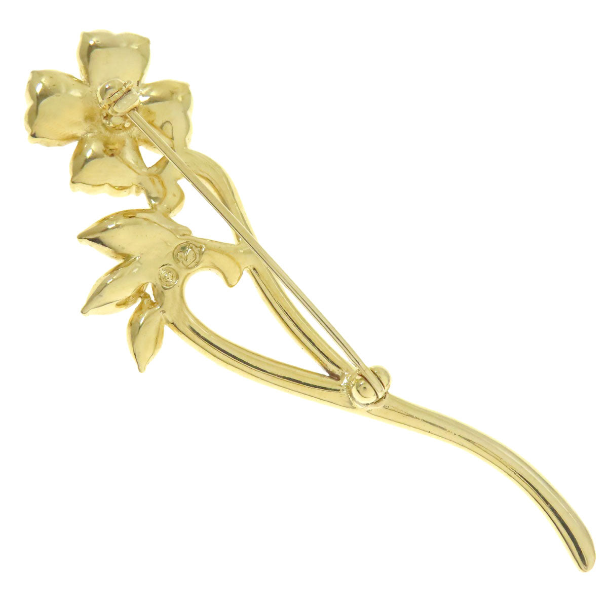 SWAROVSKI Clover motif Brooch Metal Ladies [Used]