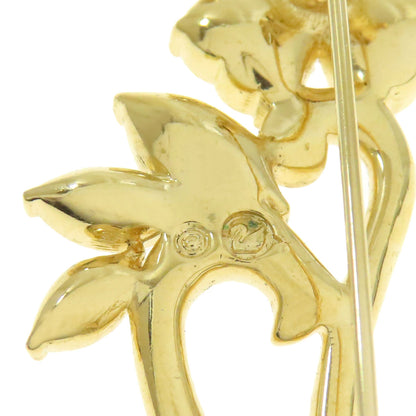 SWAROVSKI Clover motif Brooch Metal Ladies [Used]