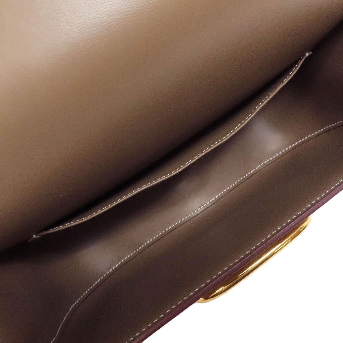 HERMES Della Cavalleria Elan Etop GoldHardware Shoulder Bag Epsom Ladies [Used]