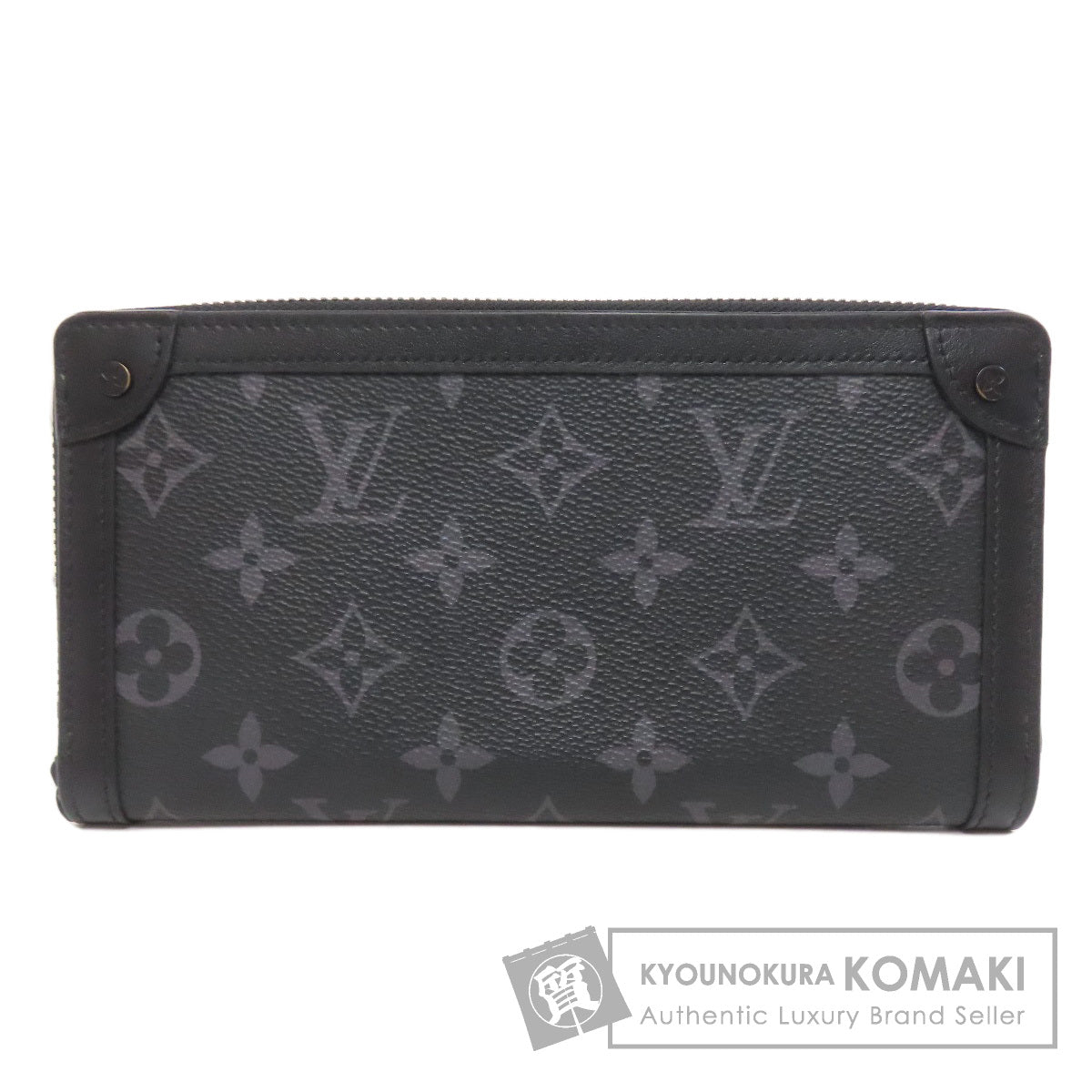 LOUIS VUITTON M80558 Zippy wallet Long wallet (with coin pocket) Monogram Eclipse mens [Used]