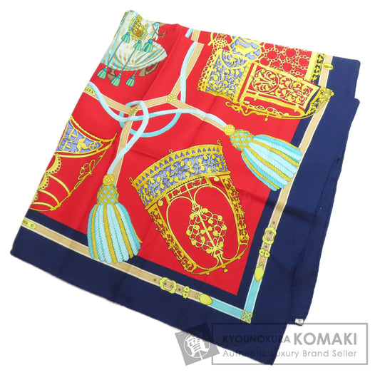 HERMES Carre90 LES MUSEROLLES Noseband Scarf Cashmere Ladies [Used]