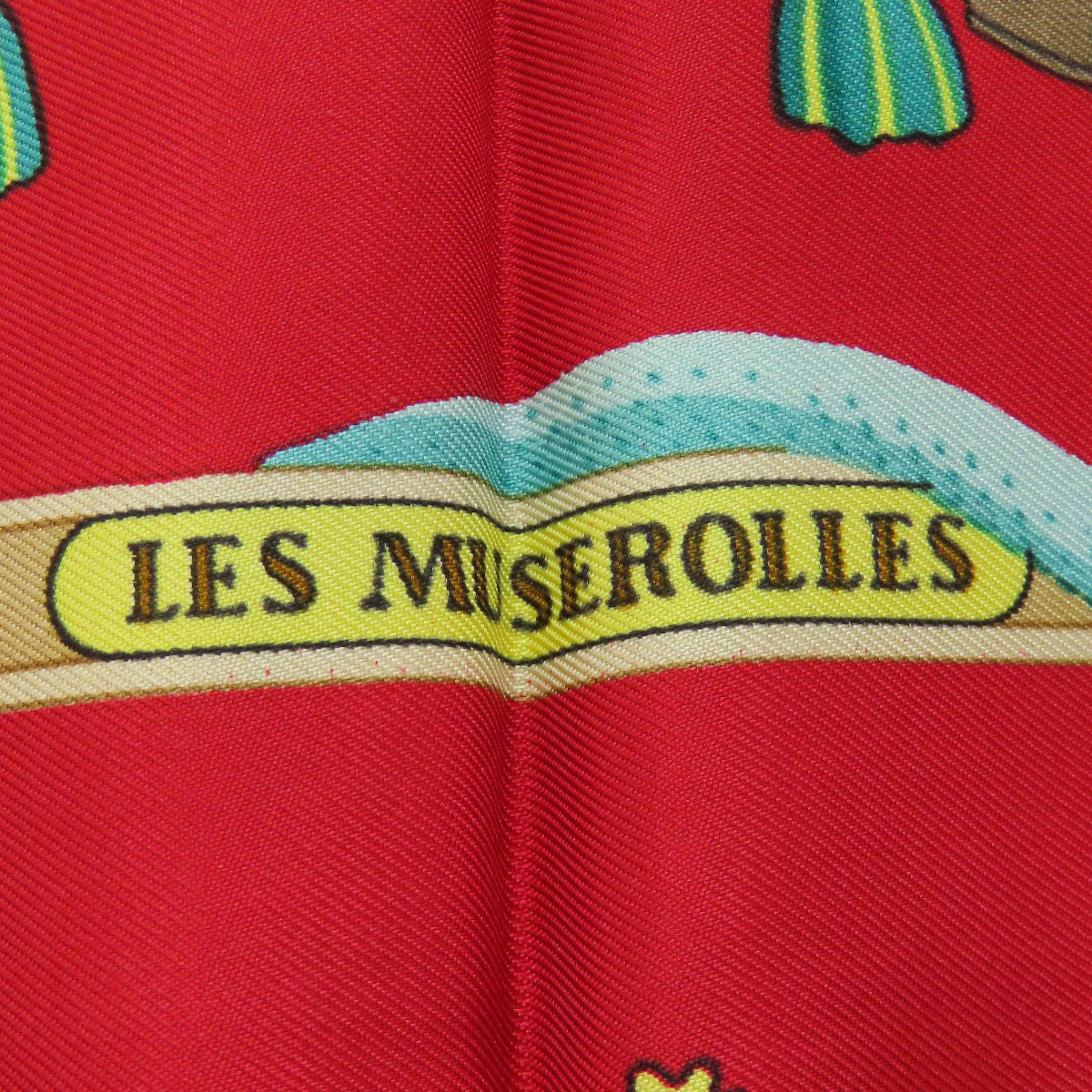 HERMES Carre90 LES MUSEROLLES Noseband Scarf Cashmere Ladies [Used]