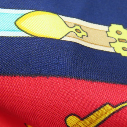 HERMES Carre90 LES MUSEROLLES Noseband Scarf Cashmere Ladies [Used]