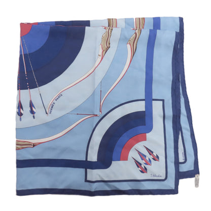 HERMES Carre90 ARCS EN CiEL Scarf Silk Ladies [Used]