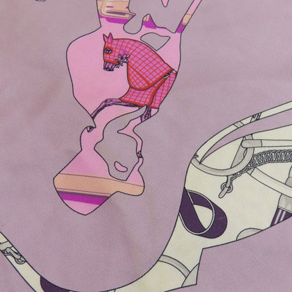 HERMES Maxi Twilly cut Scarf Silk Ladies [Used]