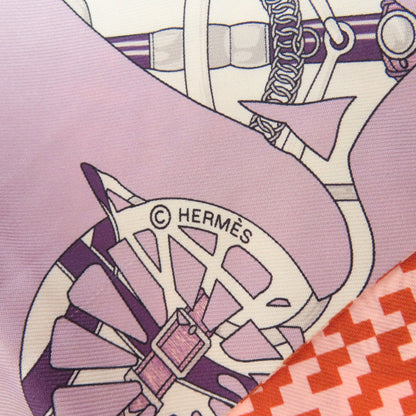 HERMES Maxi Twilly cut Scarf Silk Ladies [Used]