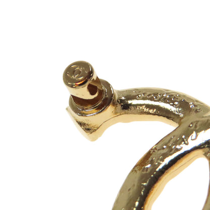 CHANEL Tweed pattern COCO Mark Brooch Metal Ladies [Used]