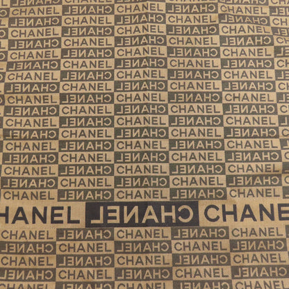 CHANEL Logo overall pattern Scarf Silk woolLadies [Used]