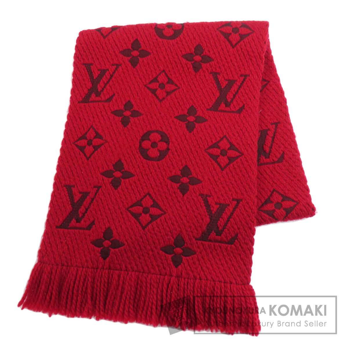 LOUIS VUITTON  M72432 Esharp Logomania Scarf  wool SilkLadies [Used]