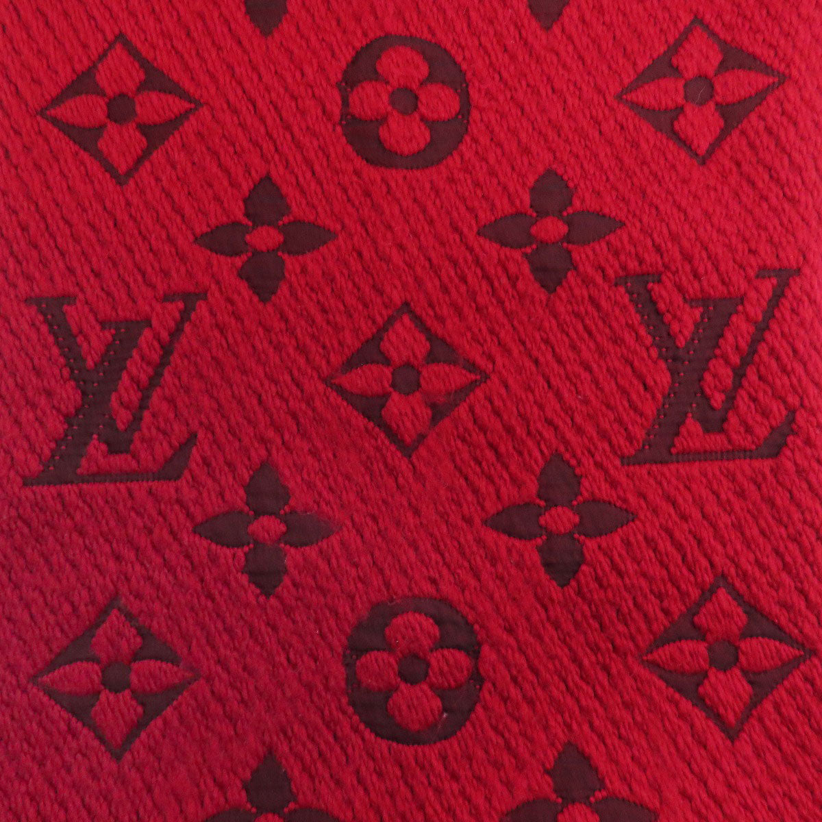LOUIS VUITTON  M72432 Esharp Logomania Scarf  wool SilkLadies [Used]