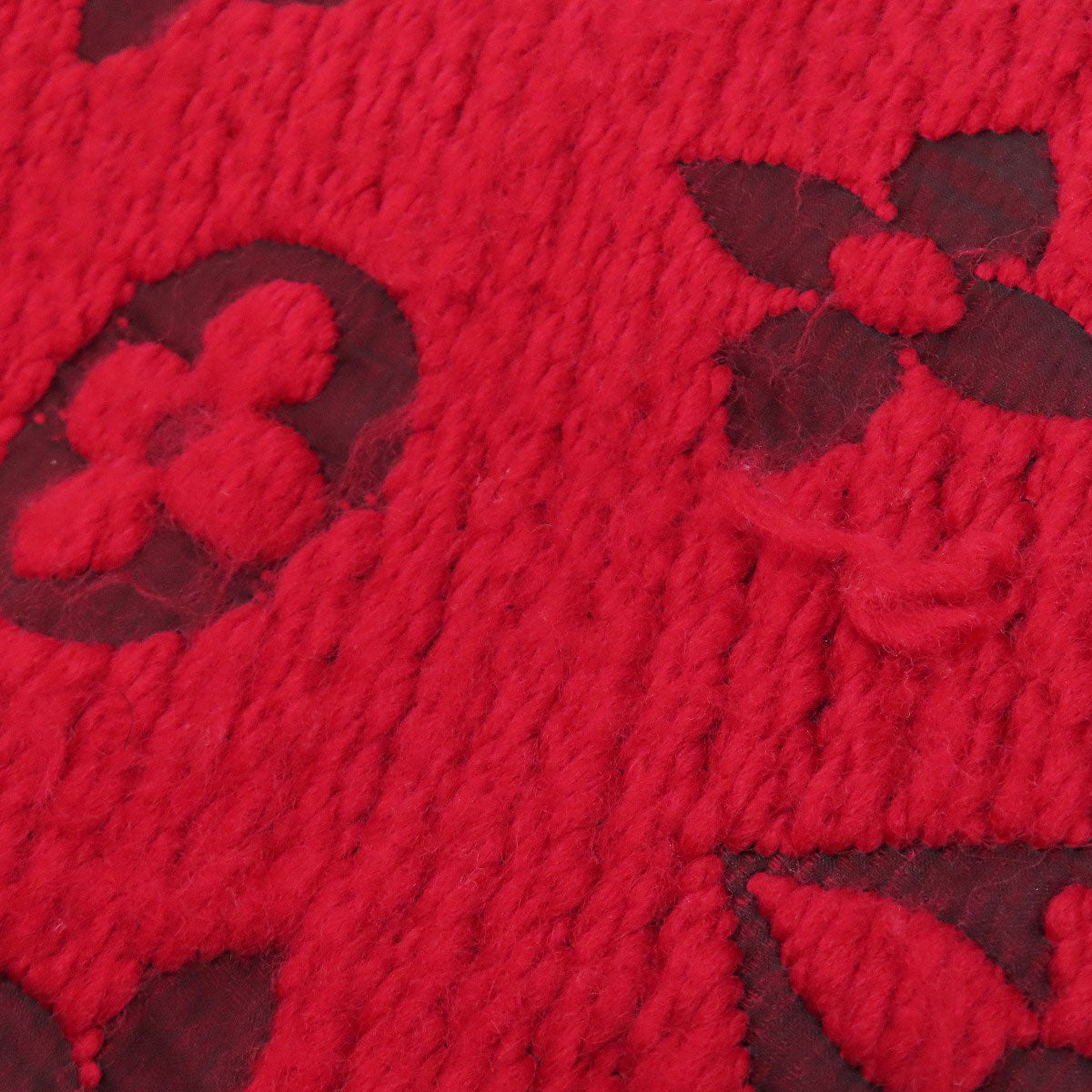 LOUIS VUITTON  M72432 Esharp Logomania Scarf  wool SilkLadies [Used]