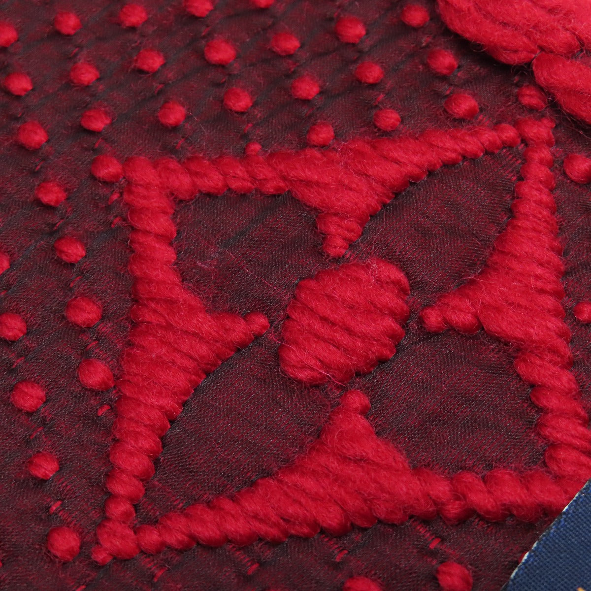 LOUIS VUITTON  M72432 Esharp Logomania Scarf  wool SilkLadies [Used]