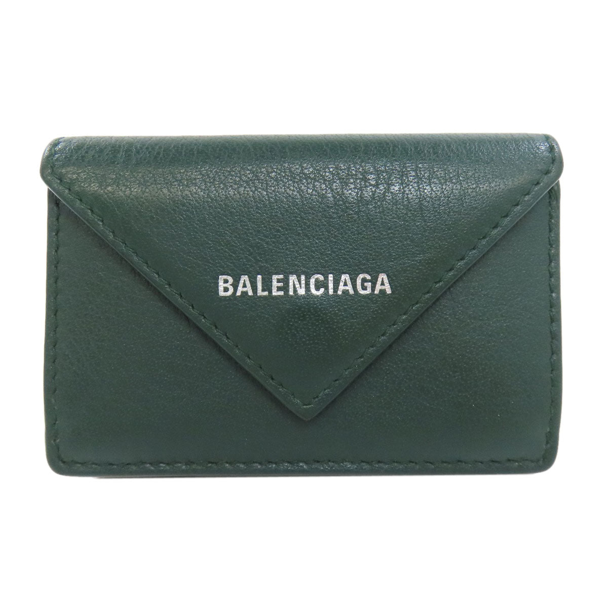 BALENCIAGA  391446 Compact Wallet Tri-fold Wallet Bifold Wallet with Coin Pocket  Leather Ladies [Used]