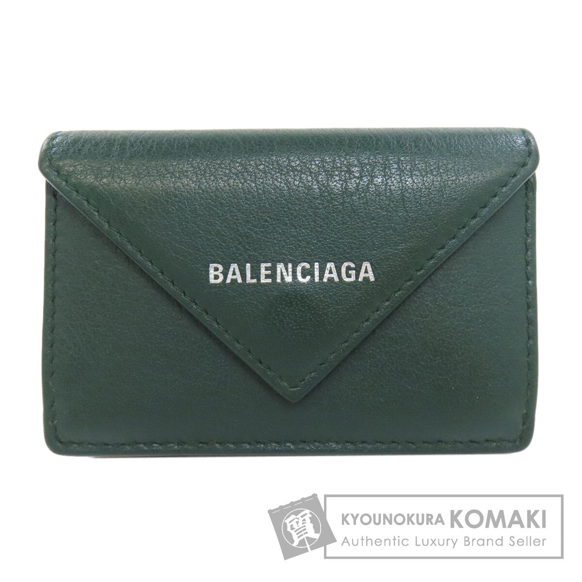 BALENCIAGA  391446 Compact Wallet Tri-fold Wallet Bifold Wallet with Coin Pocket  Leather Ladies [Used]