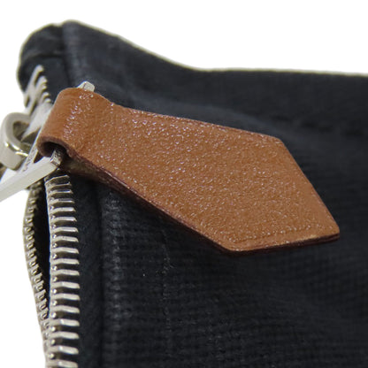 HERMES logo Accessory pouch Cotton Ladies [Used]