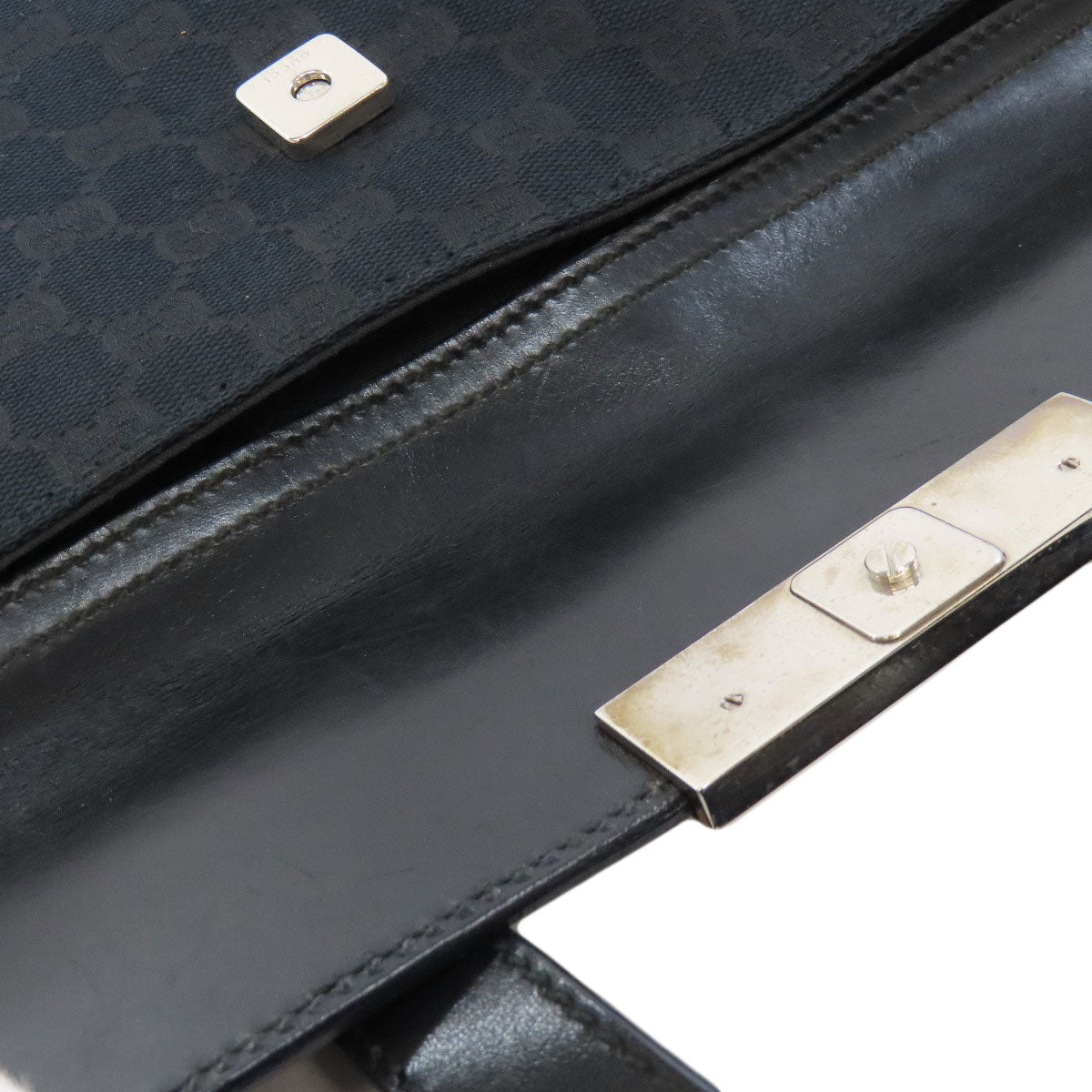 GUCCI 015・3712 GG pattern 2WAY Business bag Canvas mens [Used]