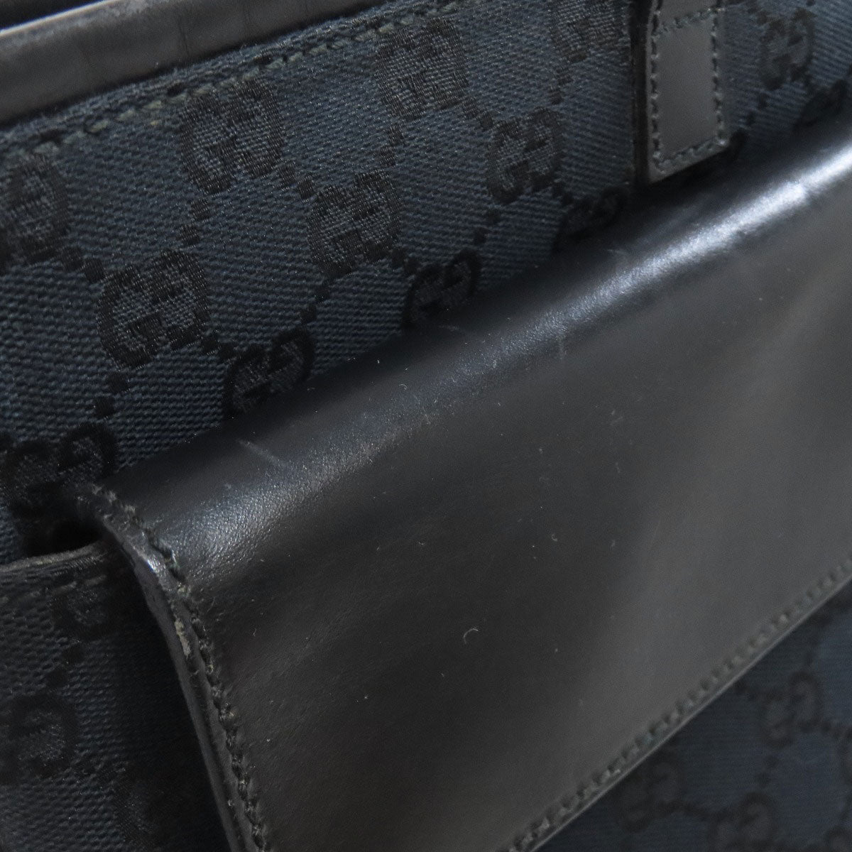 GUCCI 015・3712 GG pattern 2WAY Business bag Canvas mens [Used]