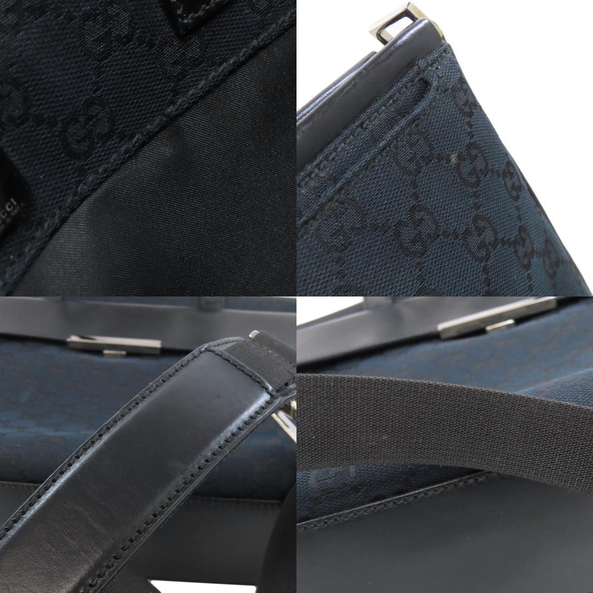 GUCCI 015・3712 GG pattern 2WAY Business bag Canvas mens [Used]