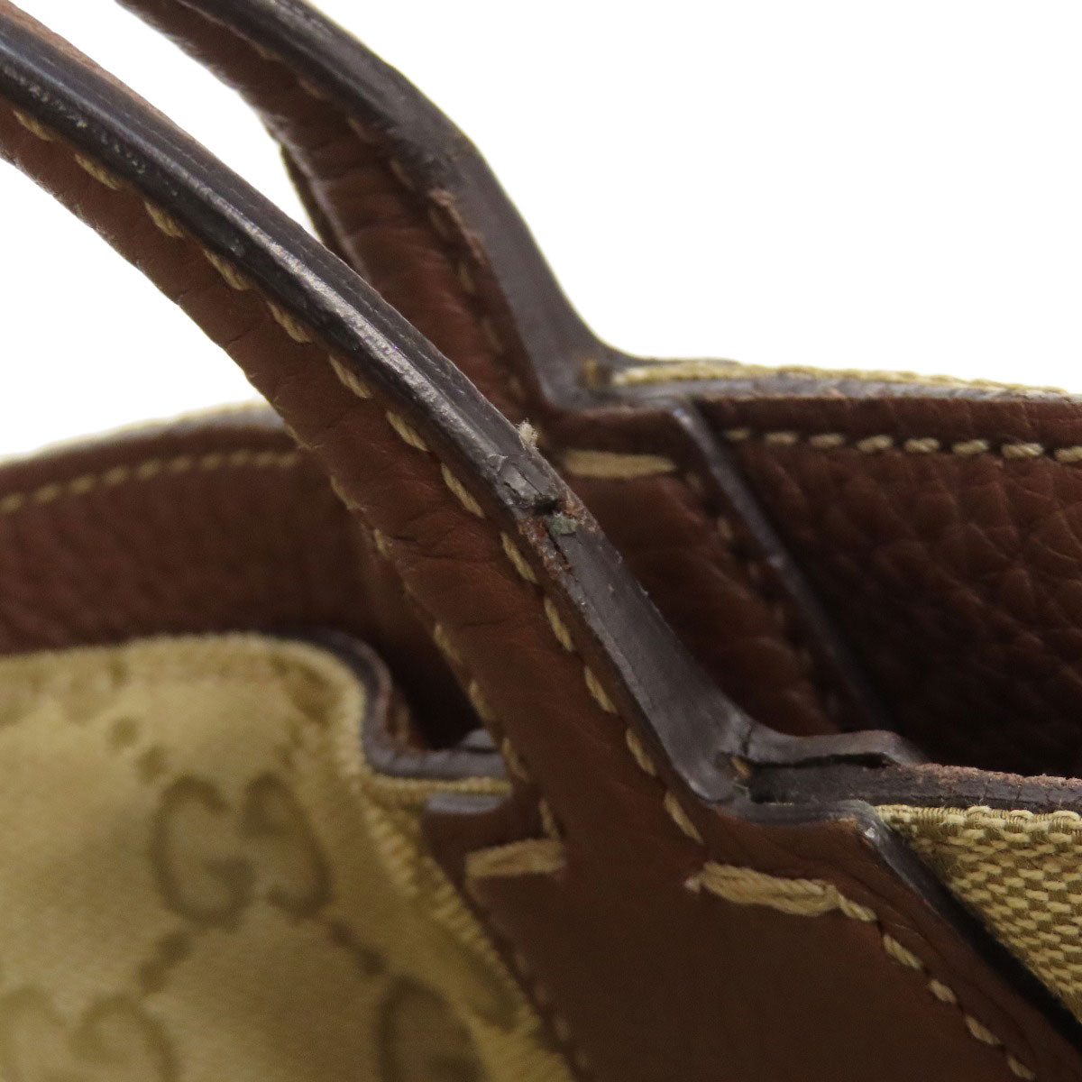 GUCCI 370823 GG pattern reversible 2WAY Tote Bag Canvas Ladies [Used]