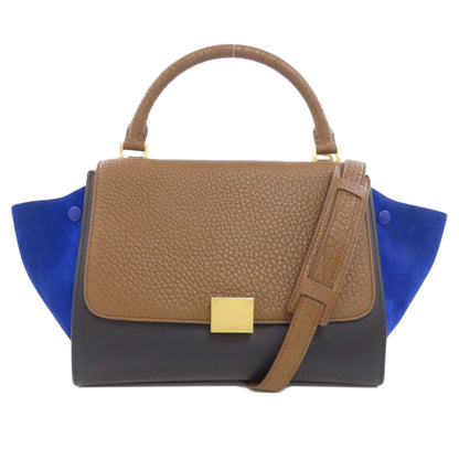 CELINE Trapeze 2WAY Handbag Calf Ladies [Used]