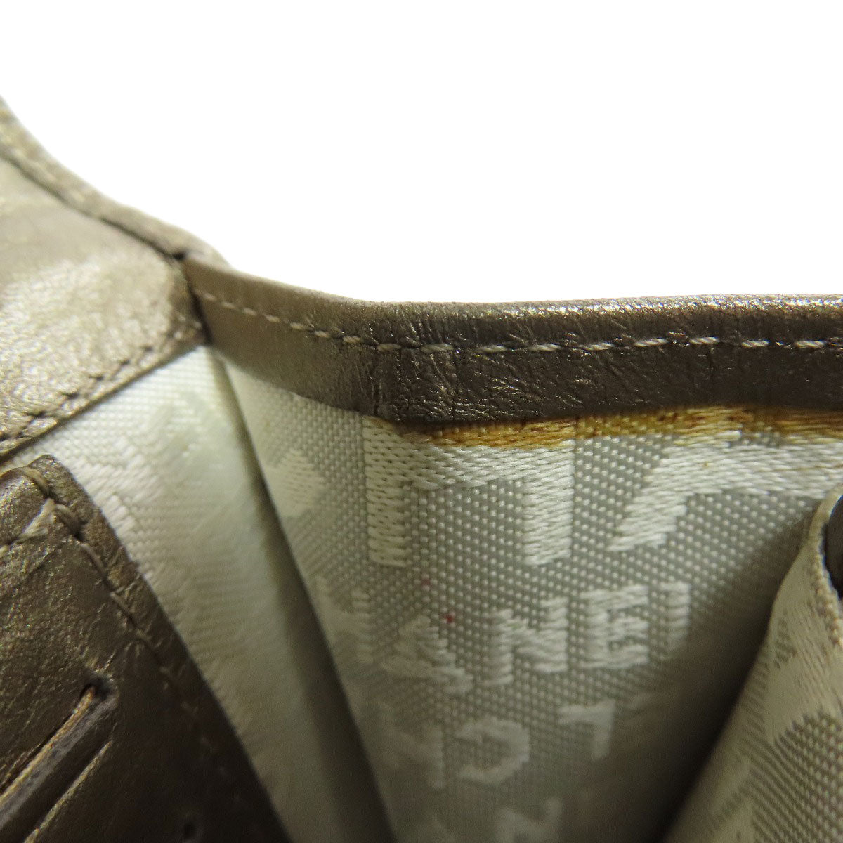 CHANEL CAMBON LINE SilverHardware Bifold Wallet with Coin Pocket Calf Ladies [Used]