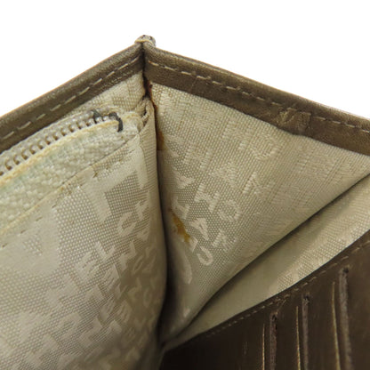 CHANEL CAMBON LINE SilverHardware Bifold Wallet with Coin Pocket Calf Ladies [Used]