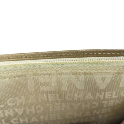 CHANEL CAMBON LINE SilverHardware Bifold Wallet with Coin Pocket Calf Ladies [Used]