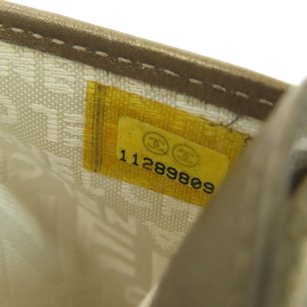 CHANEL CAMBON LINE SilverHardware Bifold Wallet with Coin Pocket Calf Ladies [Used]