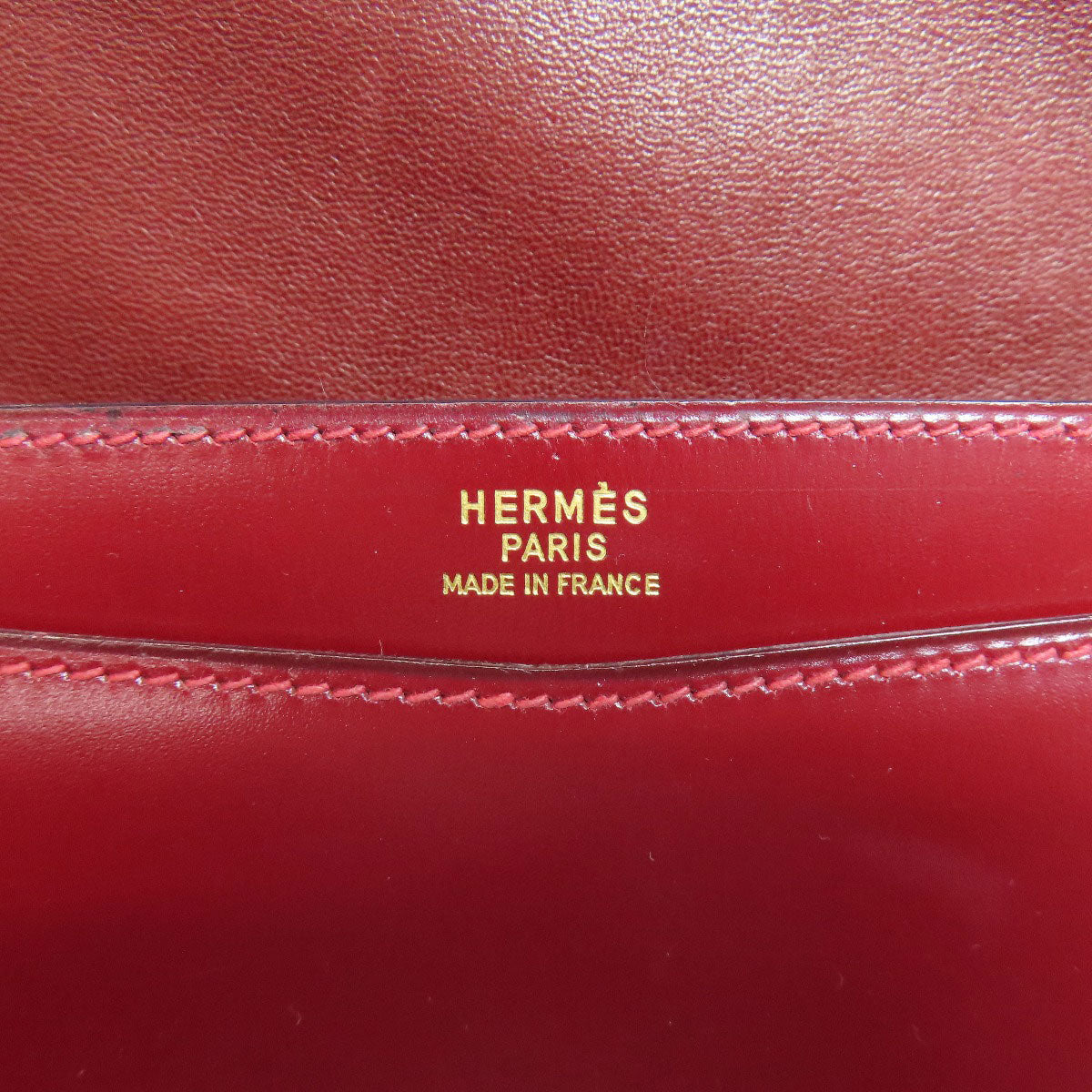 HERMES   Shoulder Bag Lidi GoldHardware Box calf Ladies