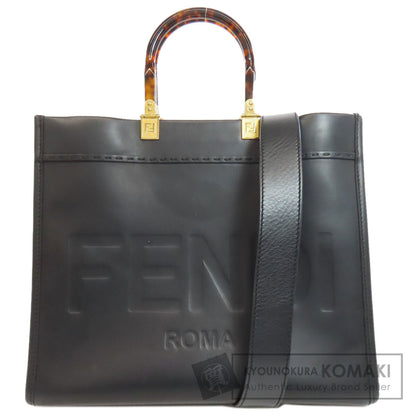 FENDI Sunshine Medium 2WAY Handbag Calf Ladies [Used]