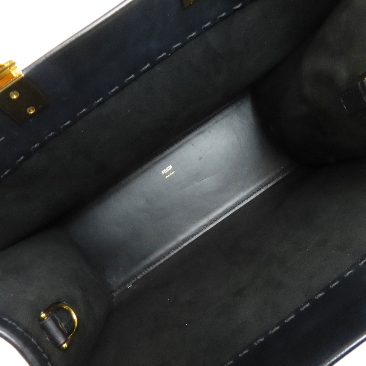 FENDI Sunshine Medium 2WAY Handbag Calf Ladies [Used]