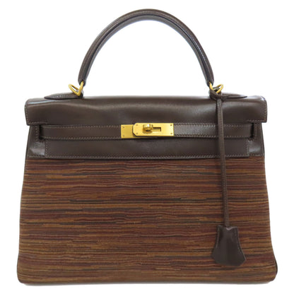 HERMES   Handbag Kelly 32 inner stitch GoldHardware Vibrato Ladies